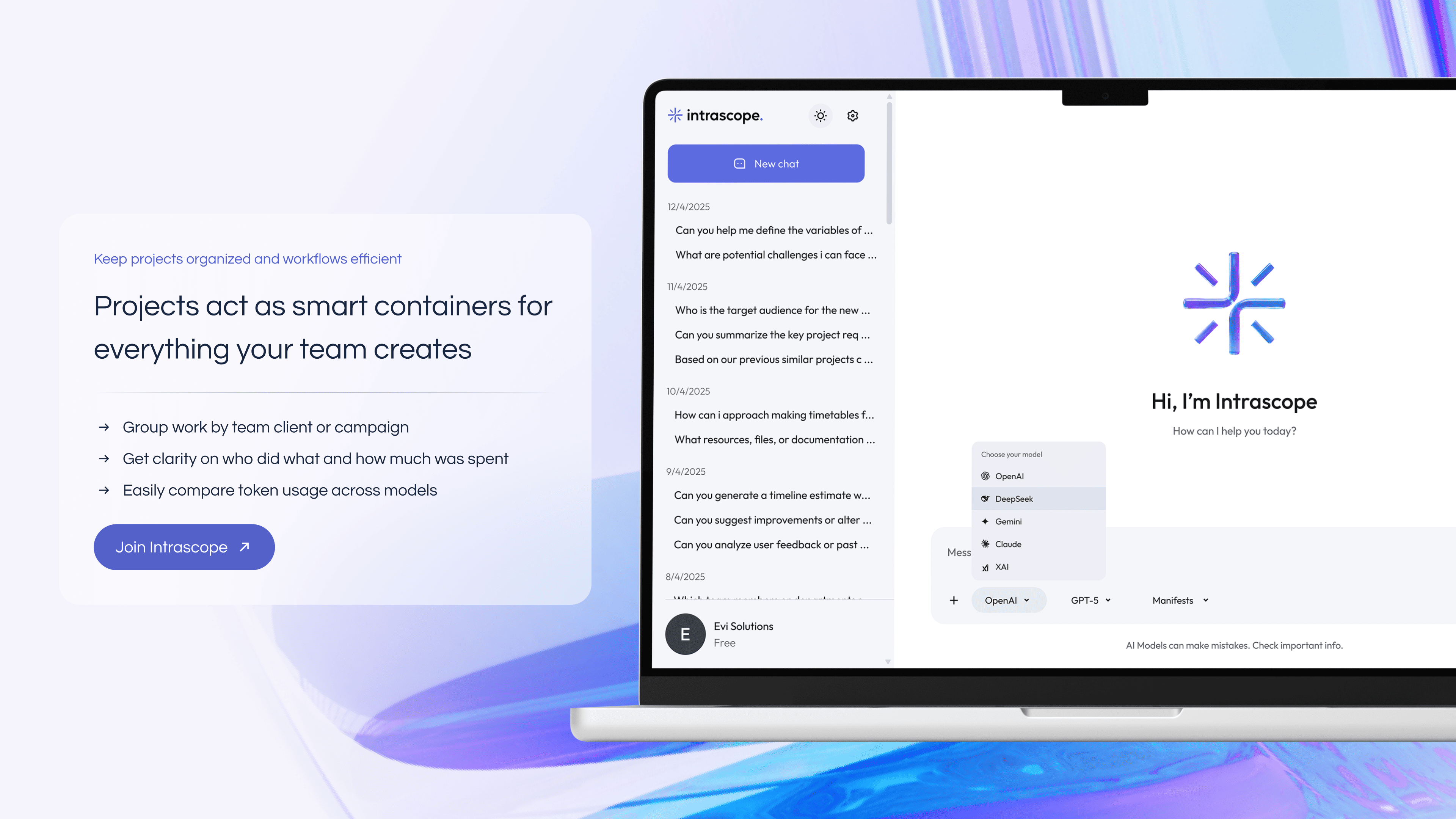 Intrascope.app - Screenshot 4 showing product features and functionality