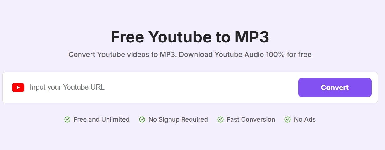 Kostenloser YouTube to MP3 -Konverter - Konvertieren Sie YouTube -Videos in MP3 Medien 4
