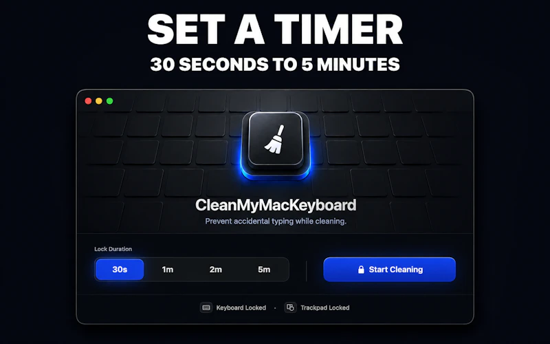 CleanMyMacKeyboard screenshot 2