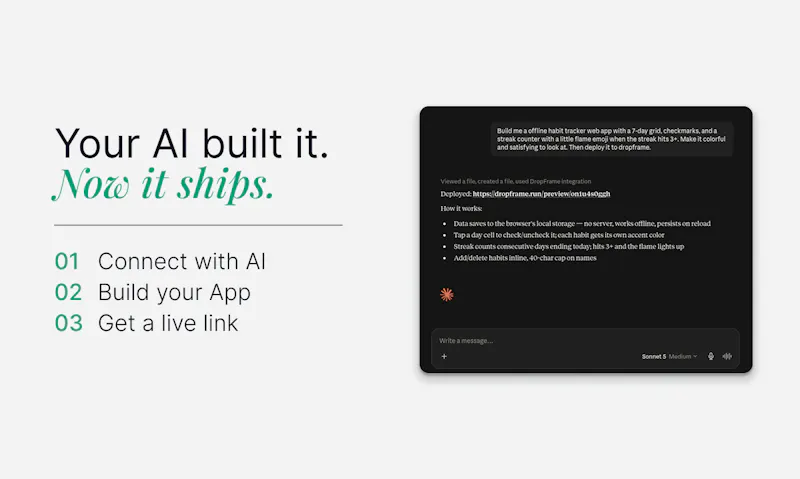Dropframe screenshot 2