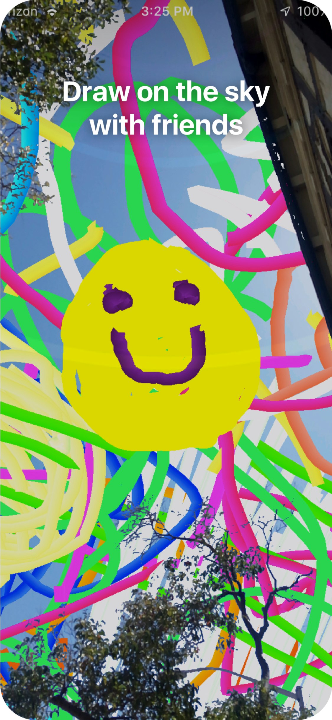 Blue Sky Paint Image