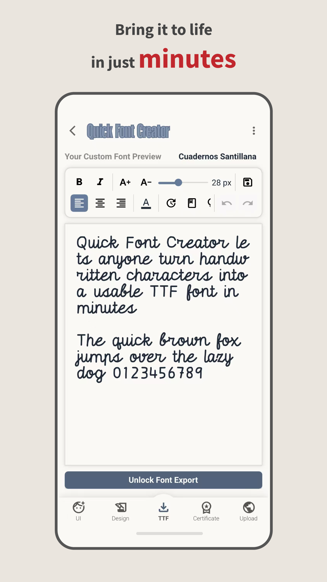 Quick Font Creator gallery image