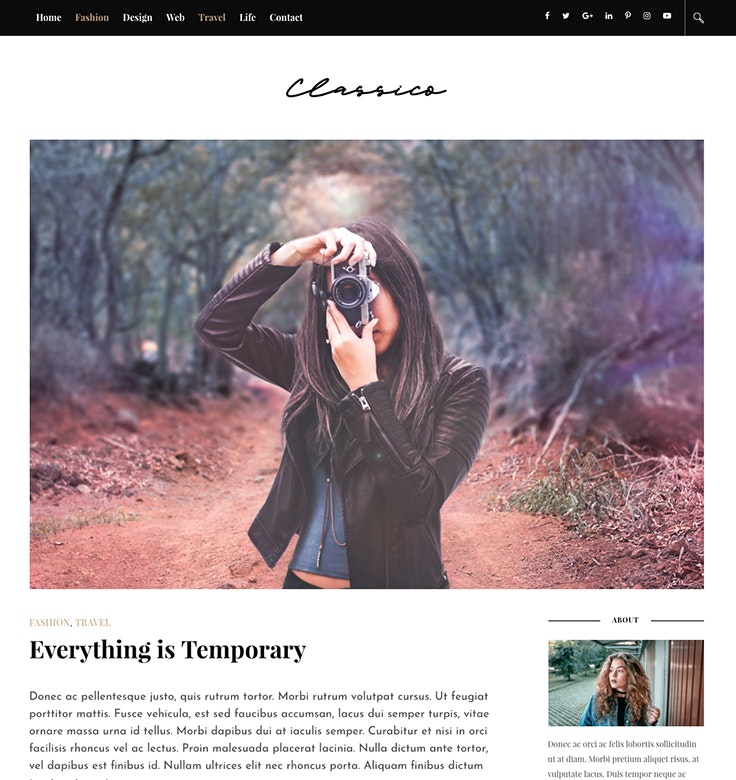 Classico - Crafted for WordPress gallery image