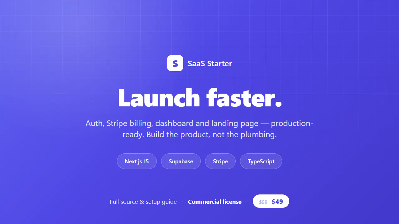 SaaS Starter gallery image