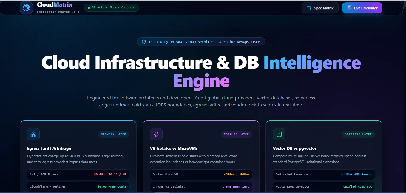 CloudMatrix — Compare Cloud Services gallery image