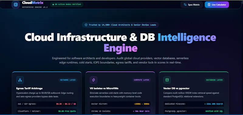 CloudMatrix — Compare Cloud Services screenshot 2