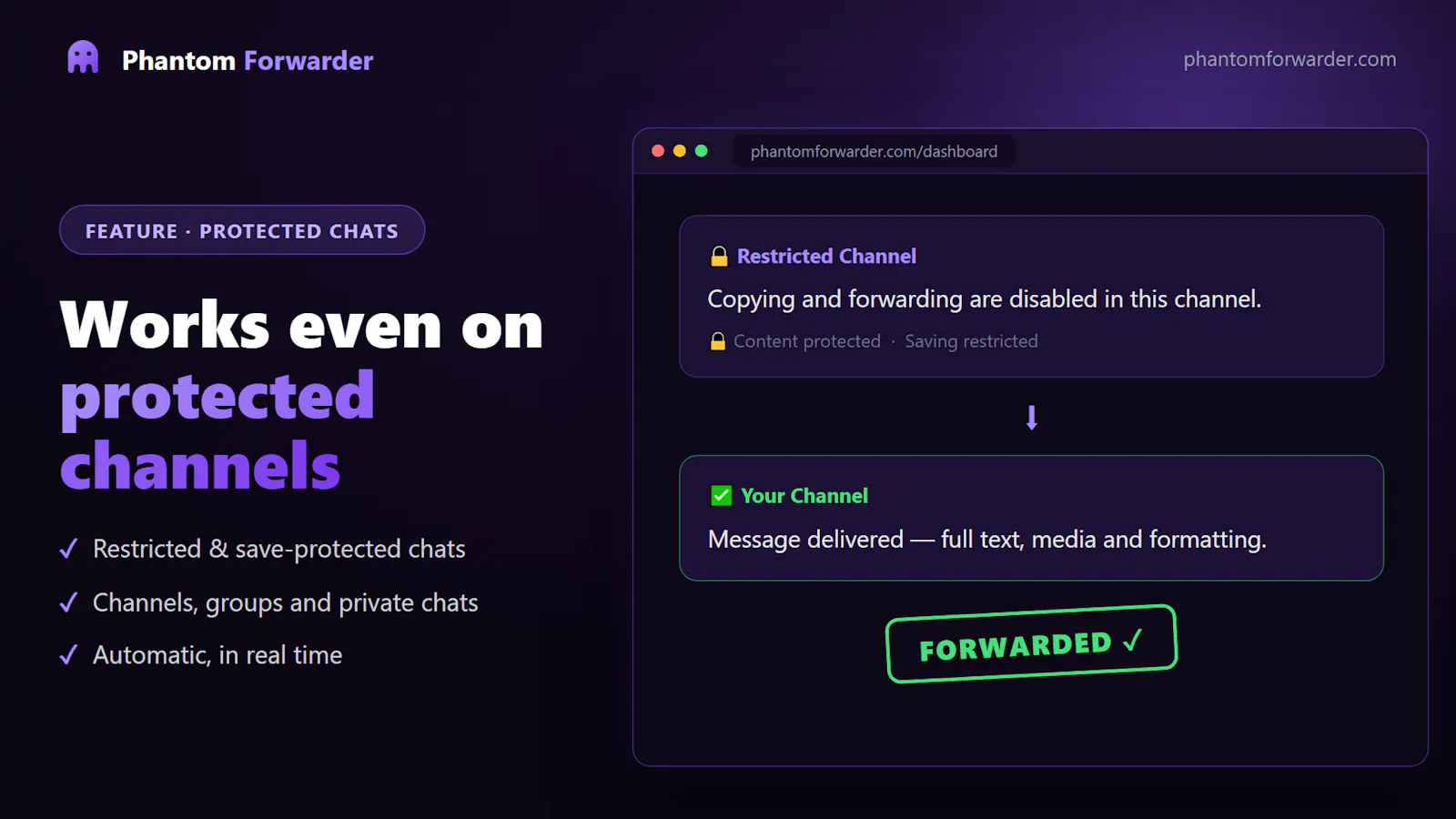 Phantom Forwarder screenshot 2