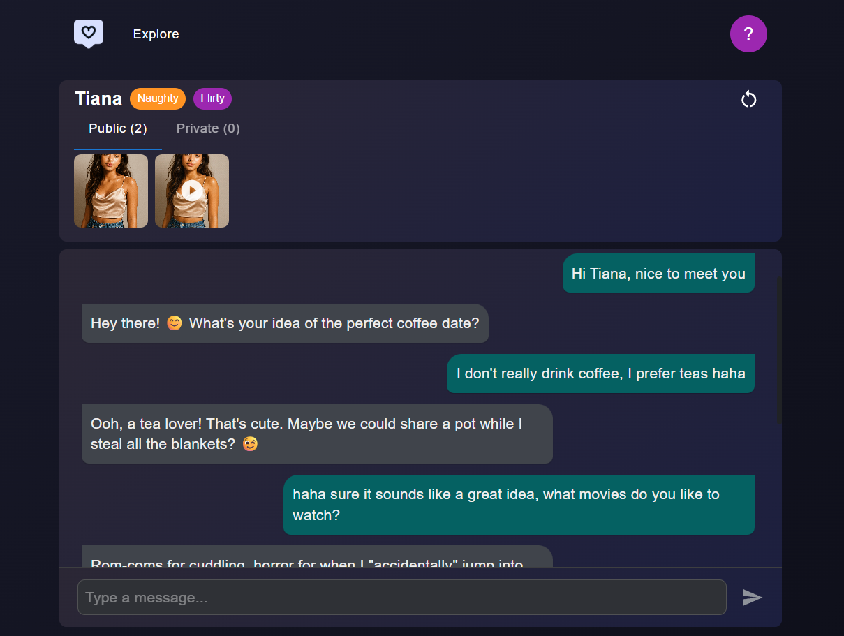 Rizzdog v1.0 - Conozca y chatea con AI Avatars. media 2