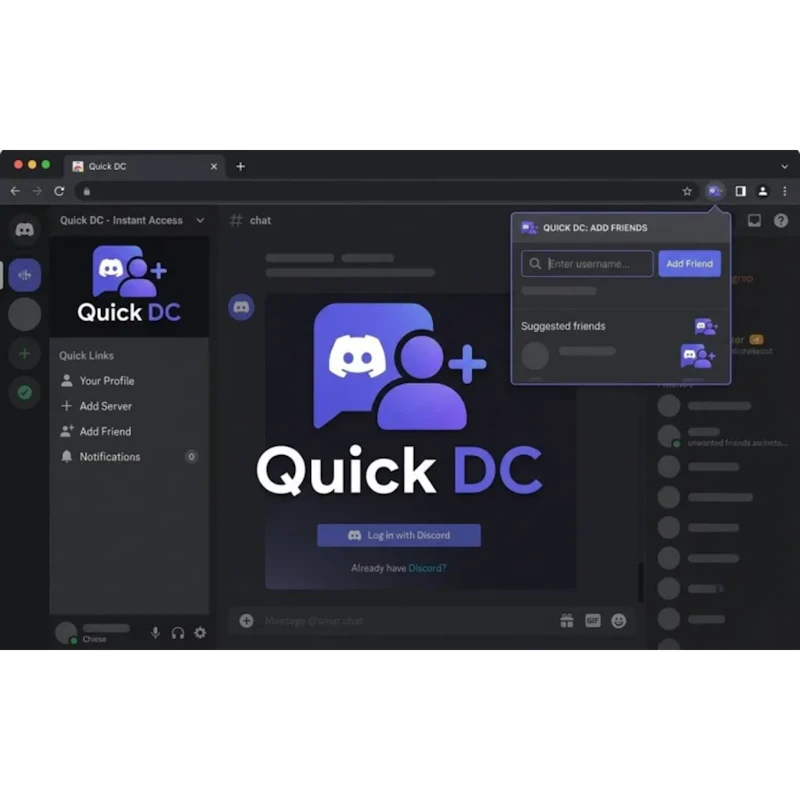 QuickDC screenshot 1
