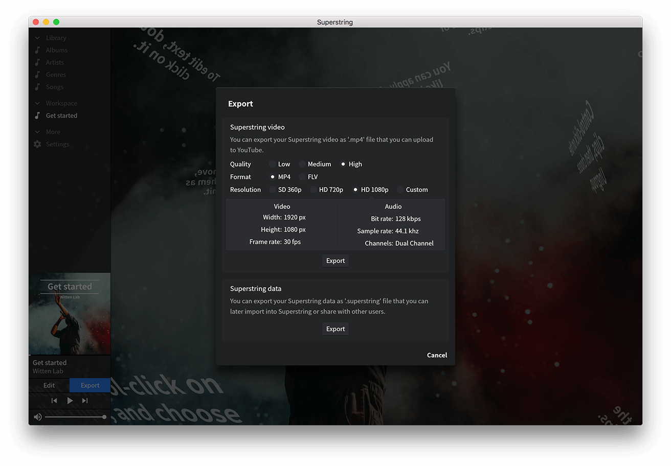 Superstring gallery image