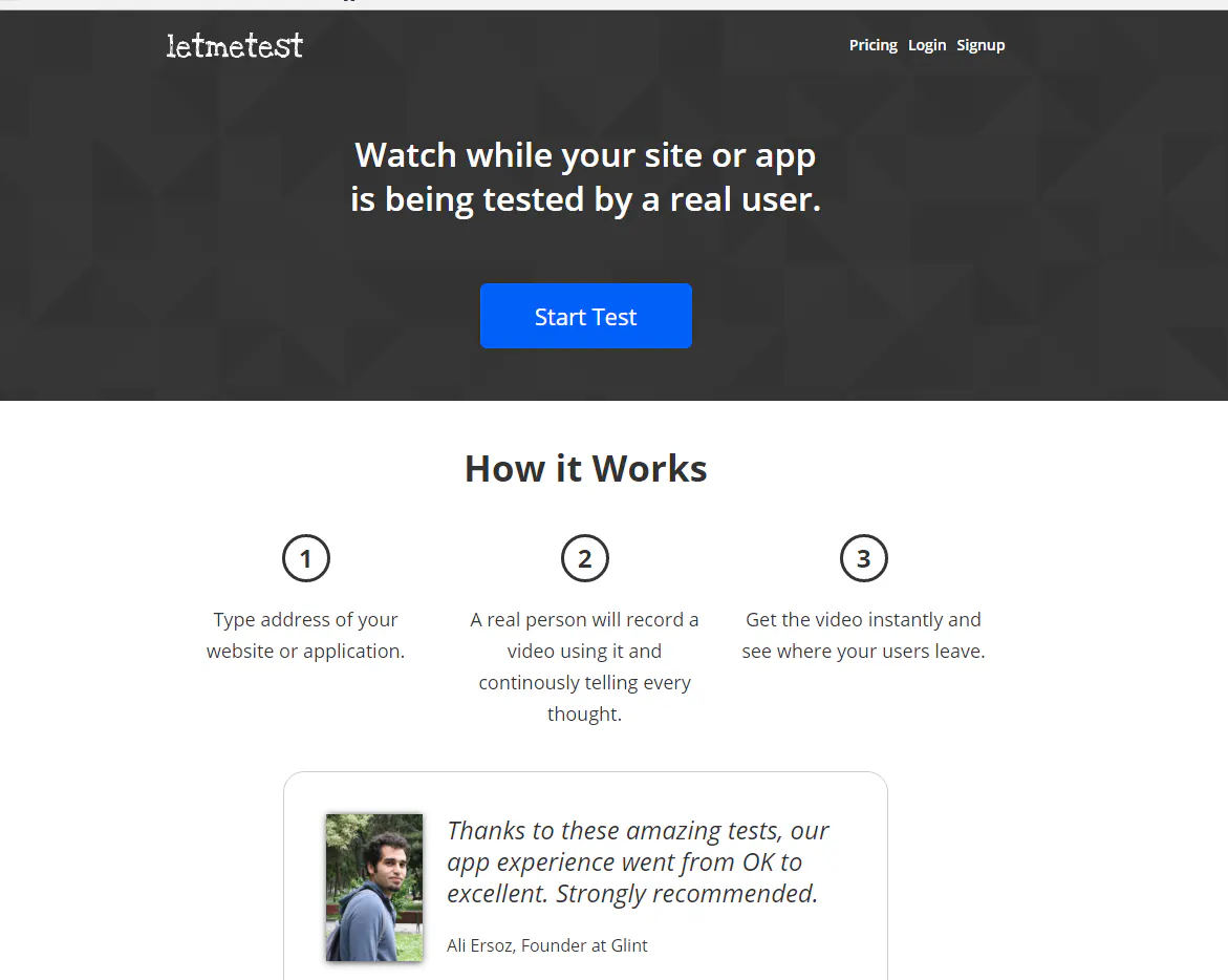 Let Me Test