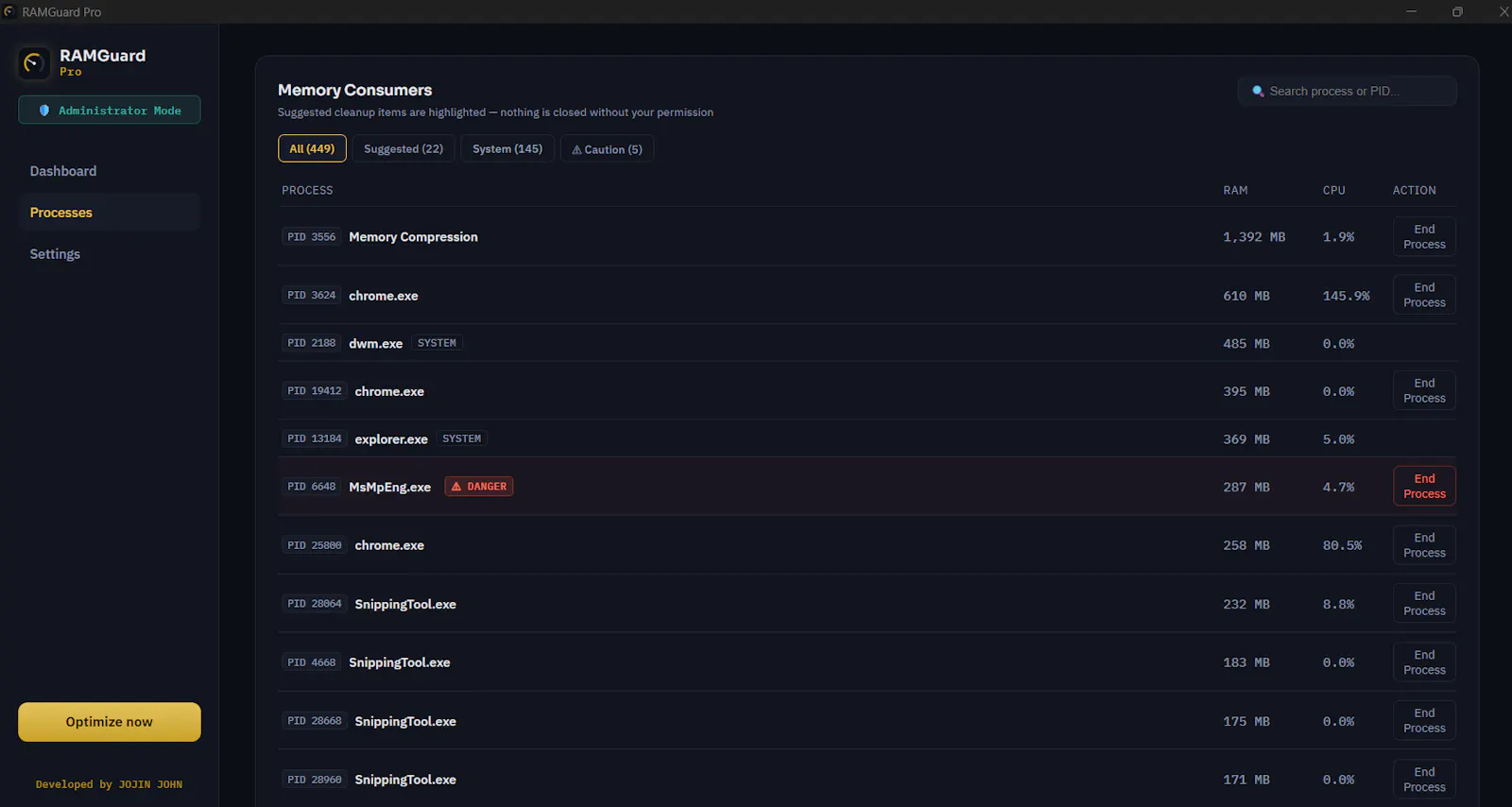 RAMGuard Pro screenshot 2