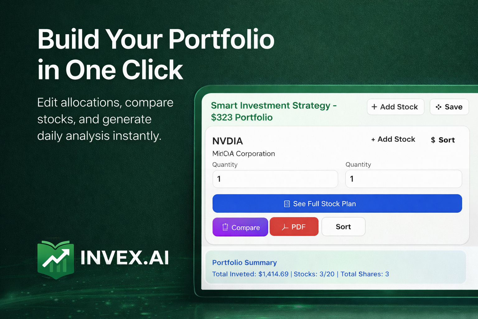 Invex.ai - Screenshot 2 showing product features and functionality