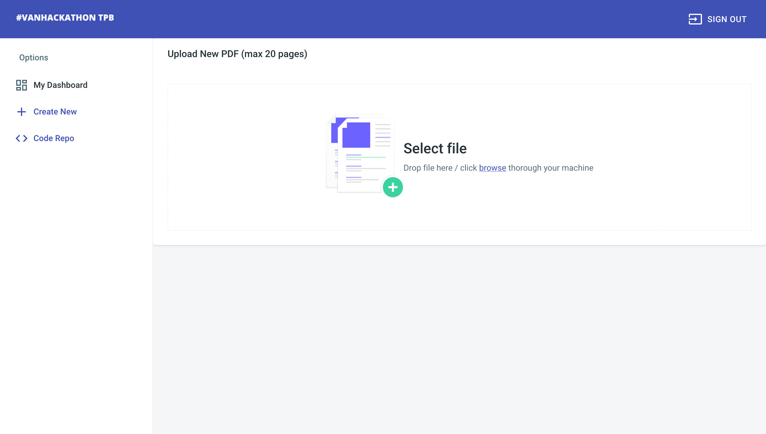 VanHackathon Presentation Builder gallery image