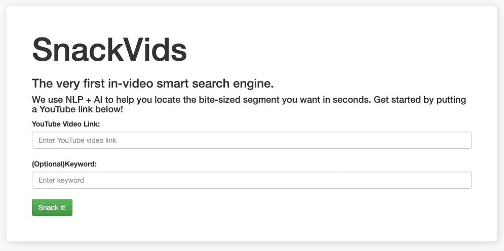 SnackVids - Smart In-video Search media 2