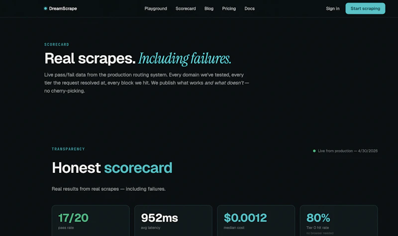 DreamScrape screenshot 3
