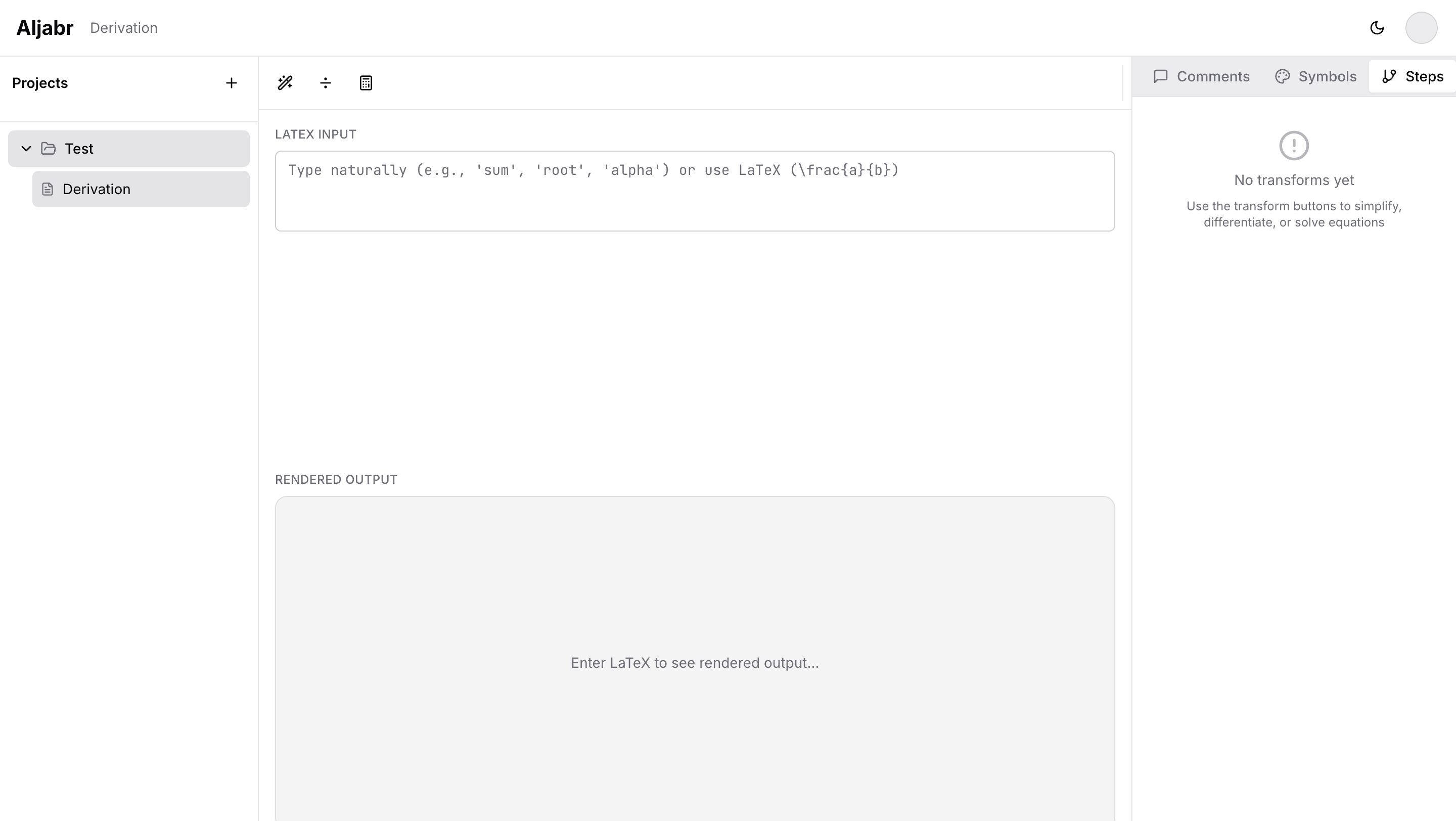 Aljabr | The Math IDE gallery image