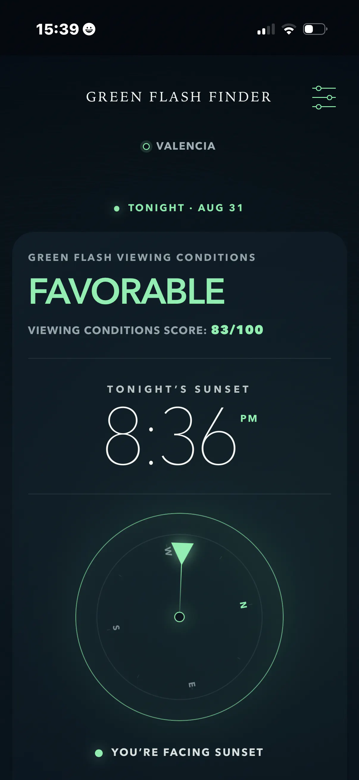 Green Flash Finder gallery image