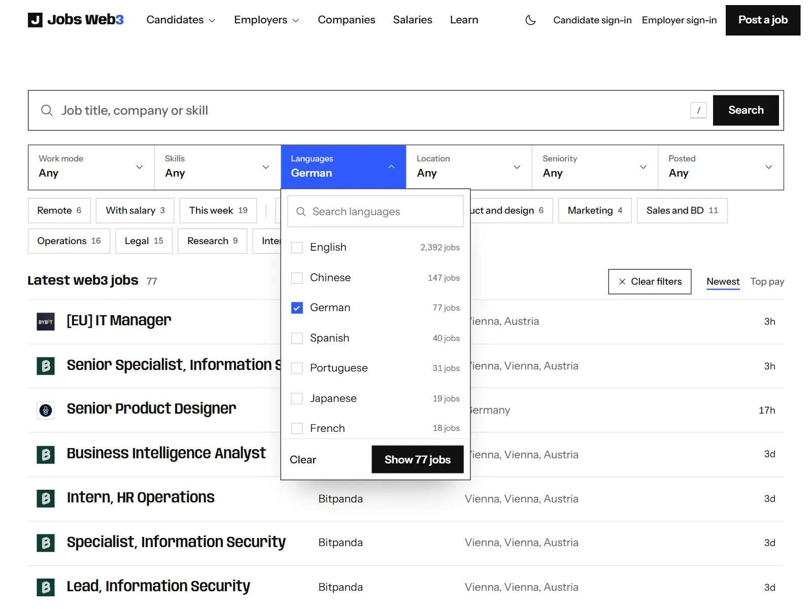 Jobs Web3 gallery image