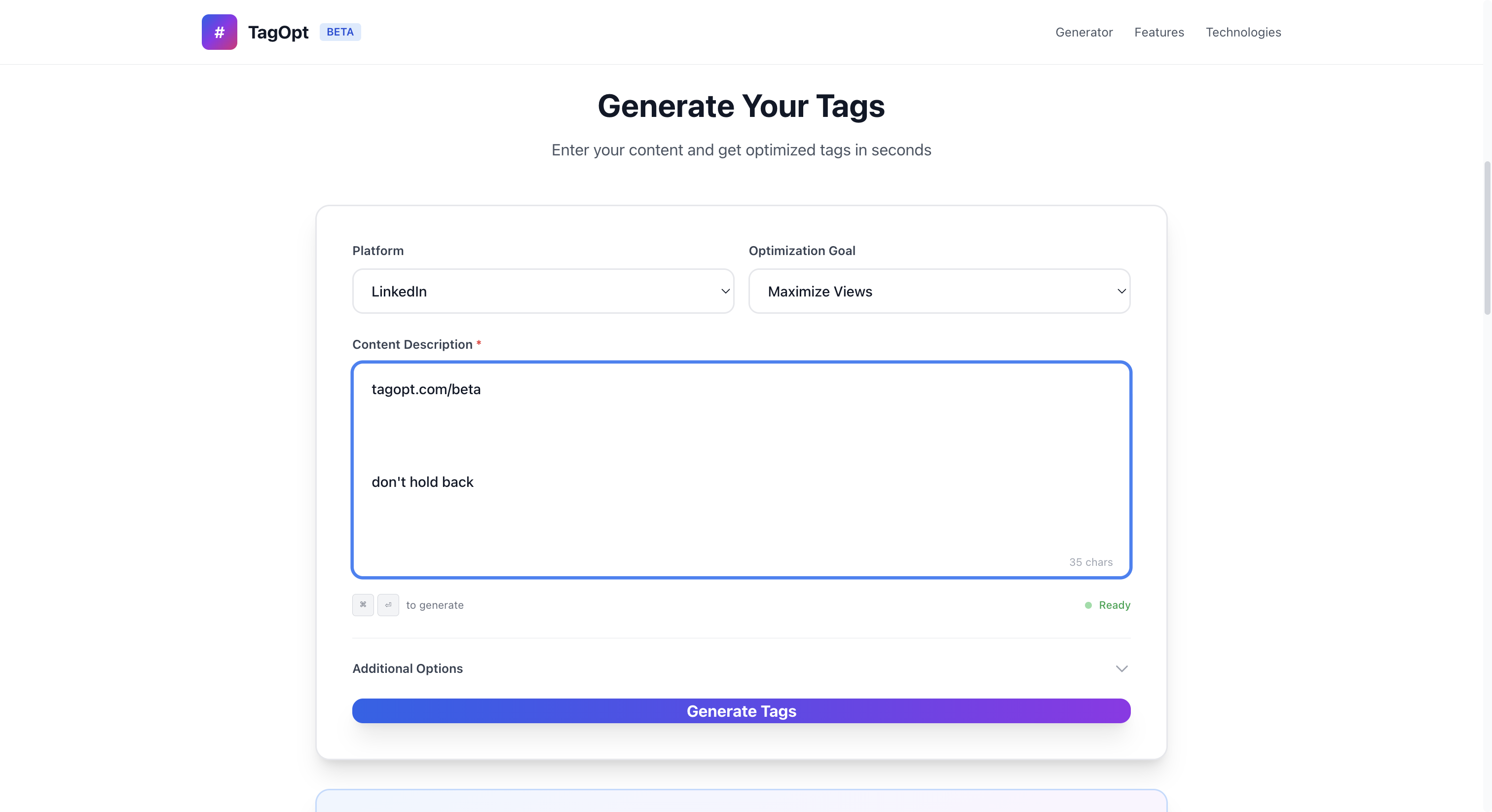 TagOpt gallery image