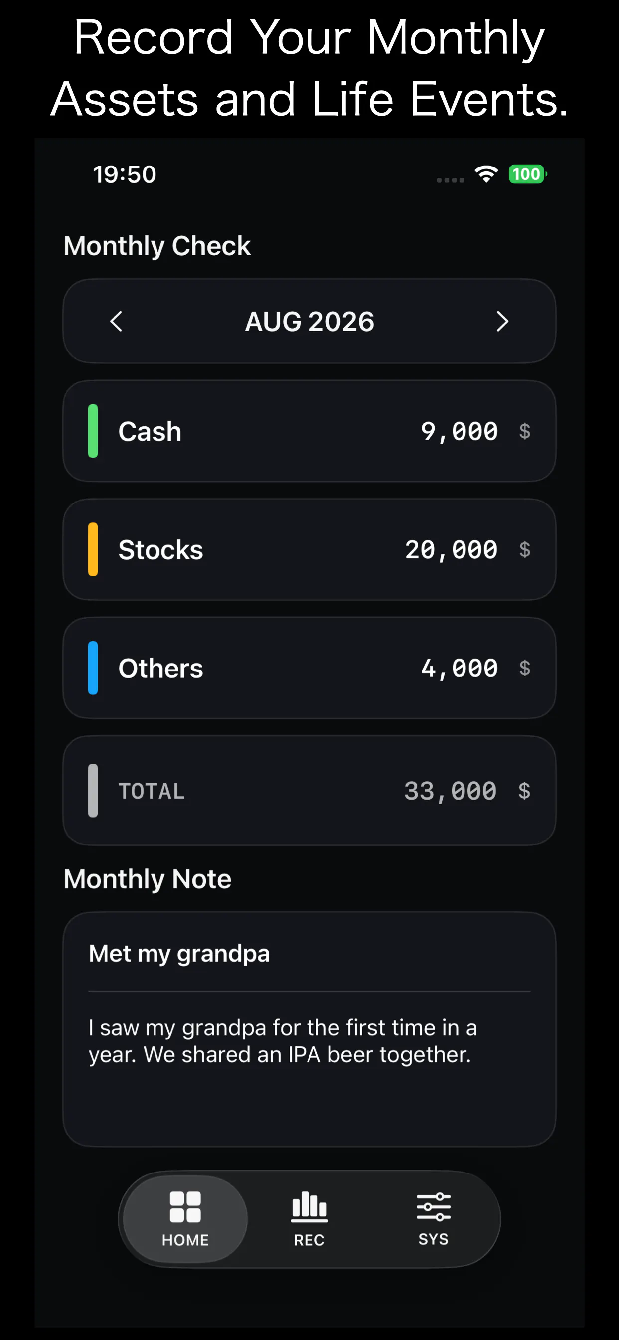 MonthlyLog gallery image