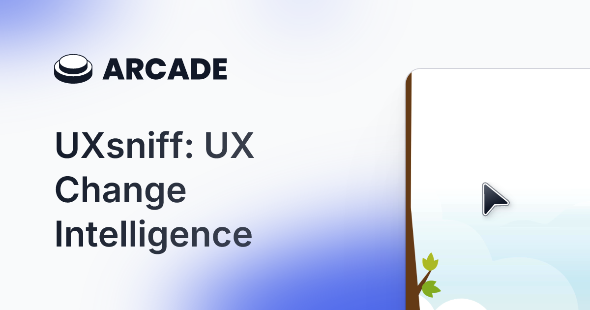 UXsniff: UX Change Intelligence - Main product screenshot demonstrating key features and user interface