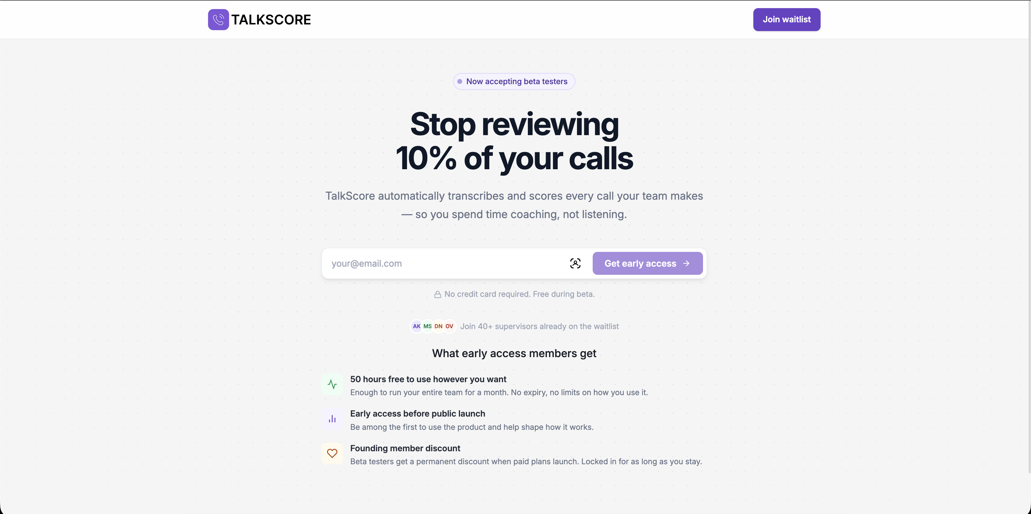 TalkScore - AI quality for call centers gallery image