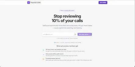 TalkScore - AI quality for call centers gallery image