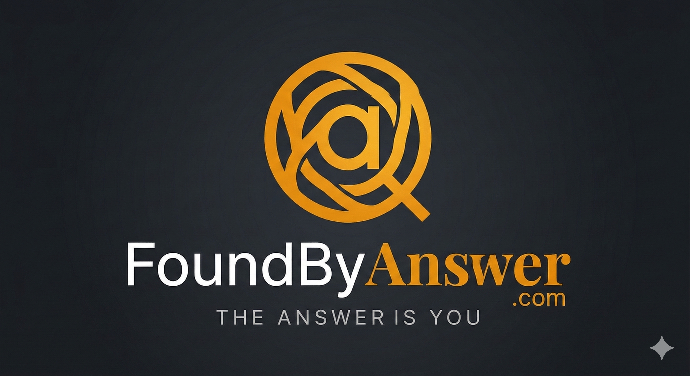 FoundByAnswer - Product Hunt launch logo and brand identity