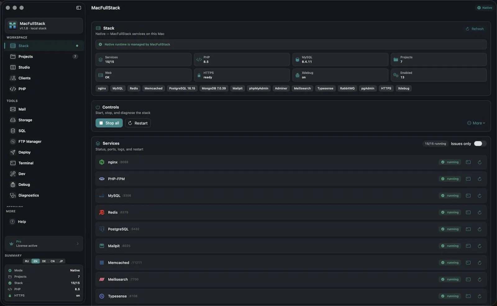 MacFullStack screenshot 3