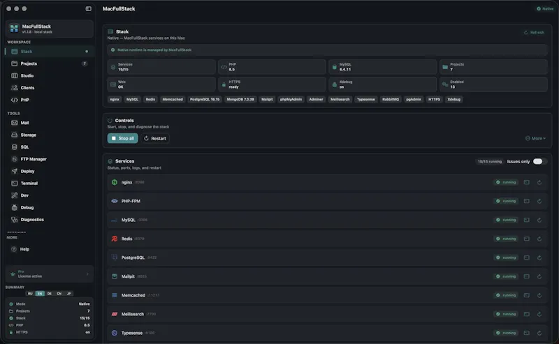 MacFullStack screenshot 3