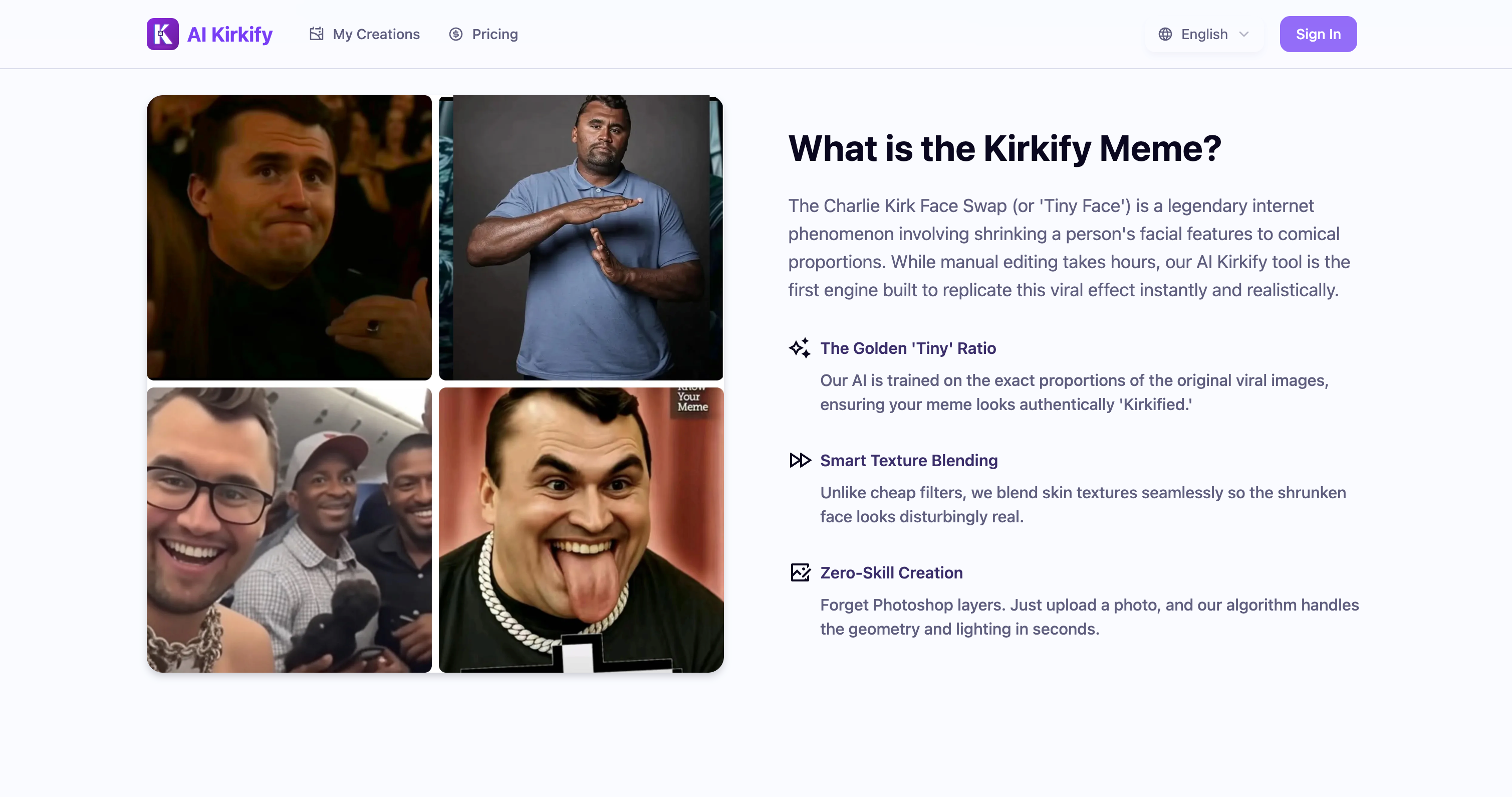 AI Kirkify : Charlie Kirk AI Generator gallery image