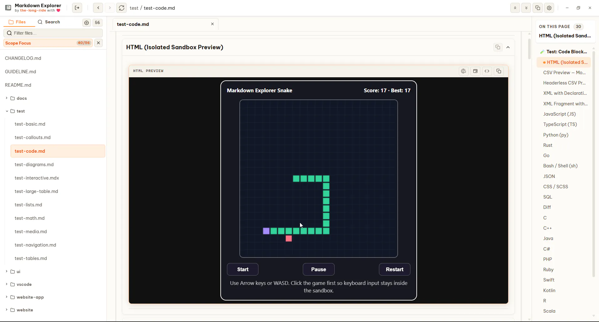 Markdown Explorer gallery image