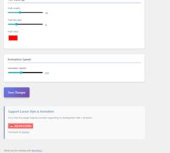 Cursor Style Animation Plugin gallery image