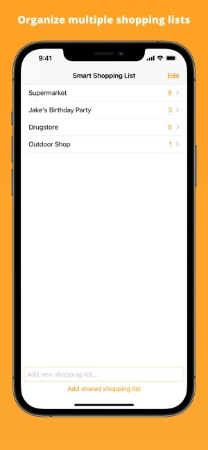 Smart Shopping List App gallery image