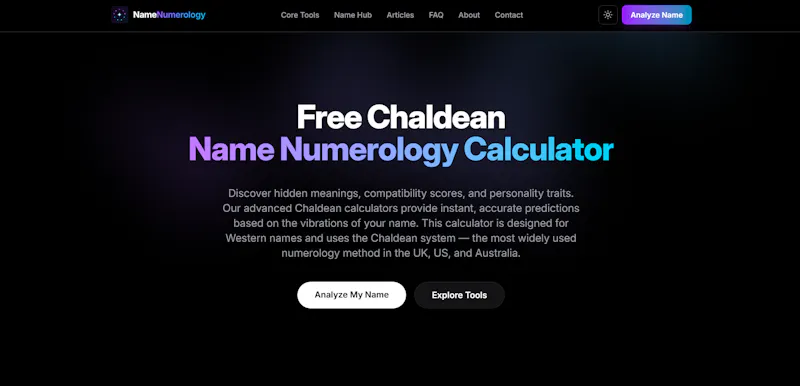 Name Numerology Hub screenshot 1