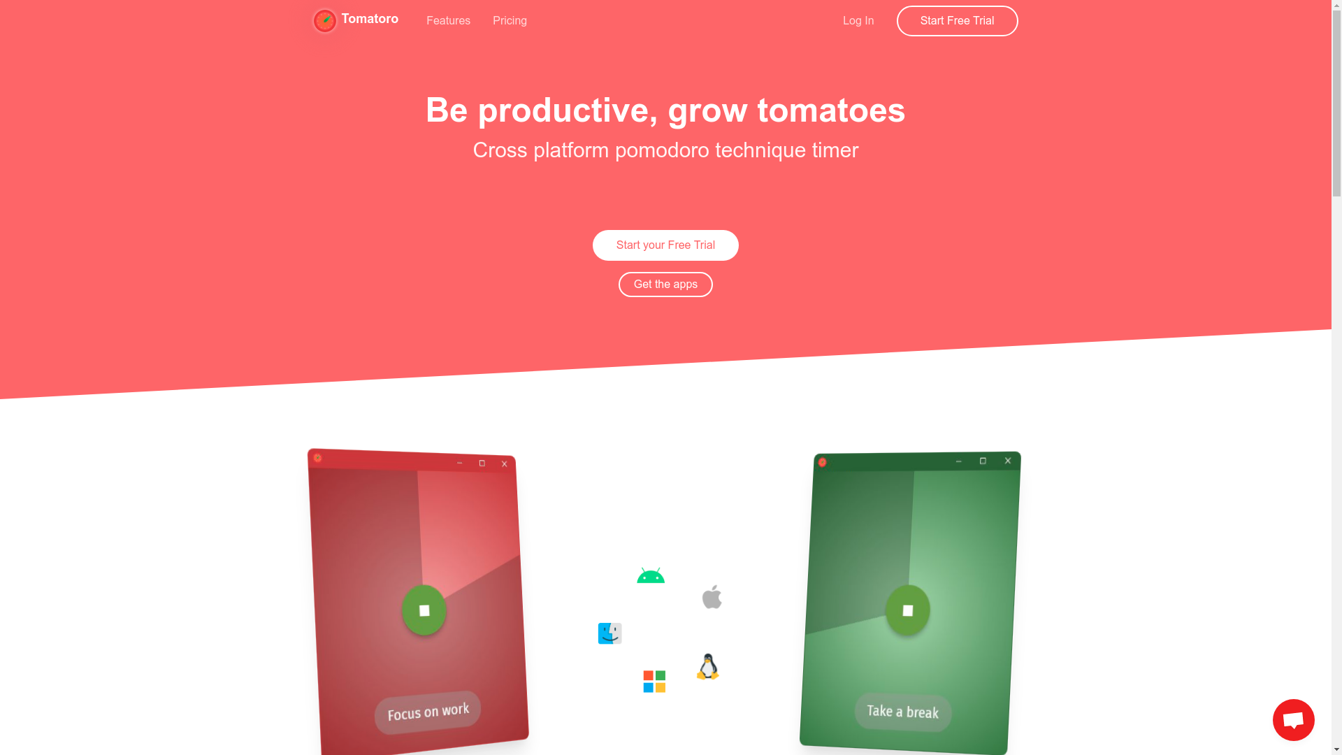 Tomatoro - Cross platform pomodoro timer gallery image