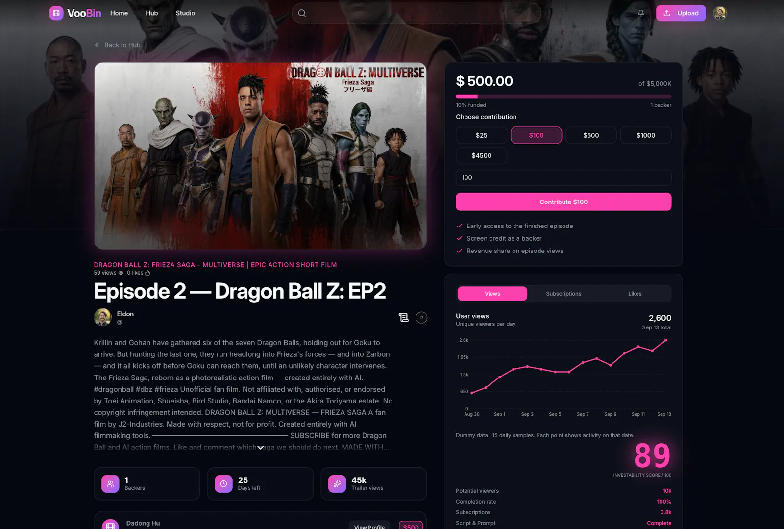 Voobin Movies screenshot 1