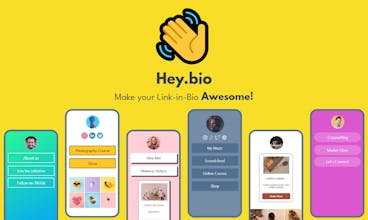 こんにちは。Hey.bioの生体社交メディア連携スクリーンショットです。オンラインプレゼンスを効率化するための究極の解決策であるHey.bioと簡単かつ同期して、あなたのソーシャルメディアプロフィールを管理できます。