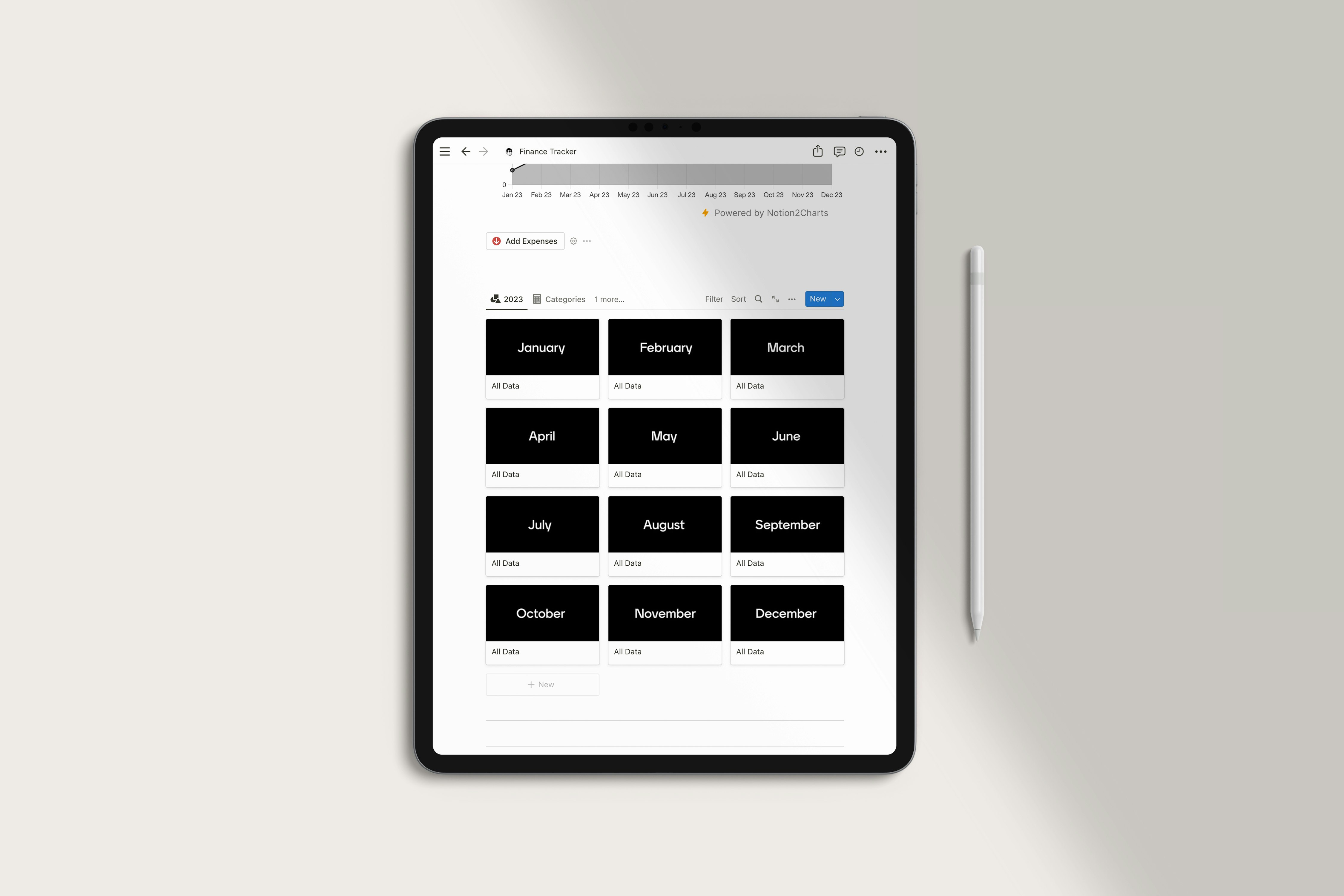 Notion Personal Finance Dashboard media 3