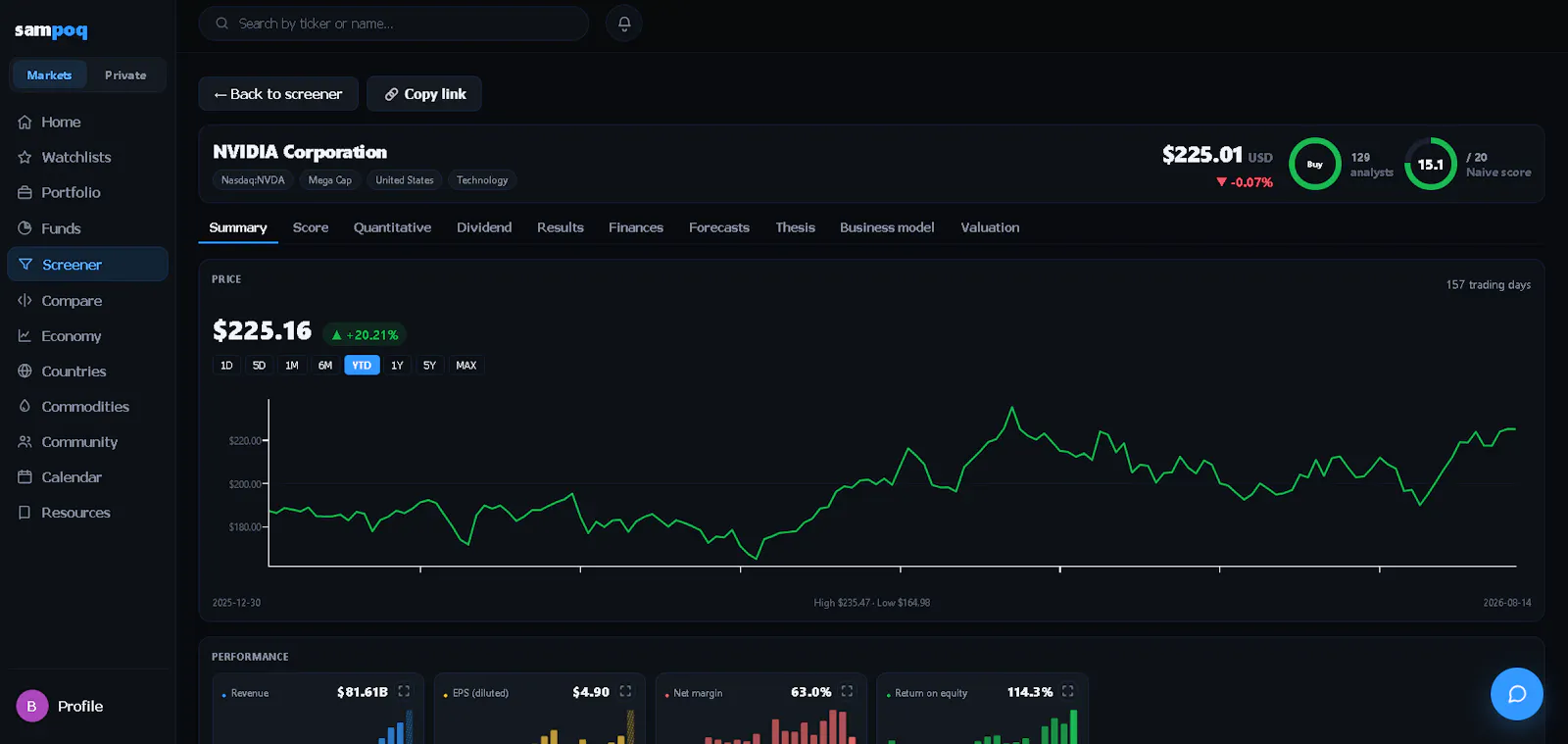 SAMPOQ screenshot 1