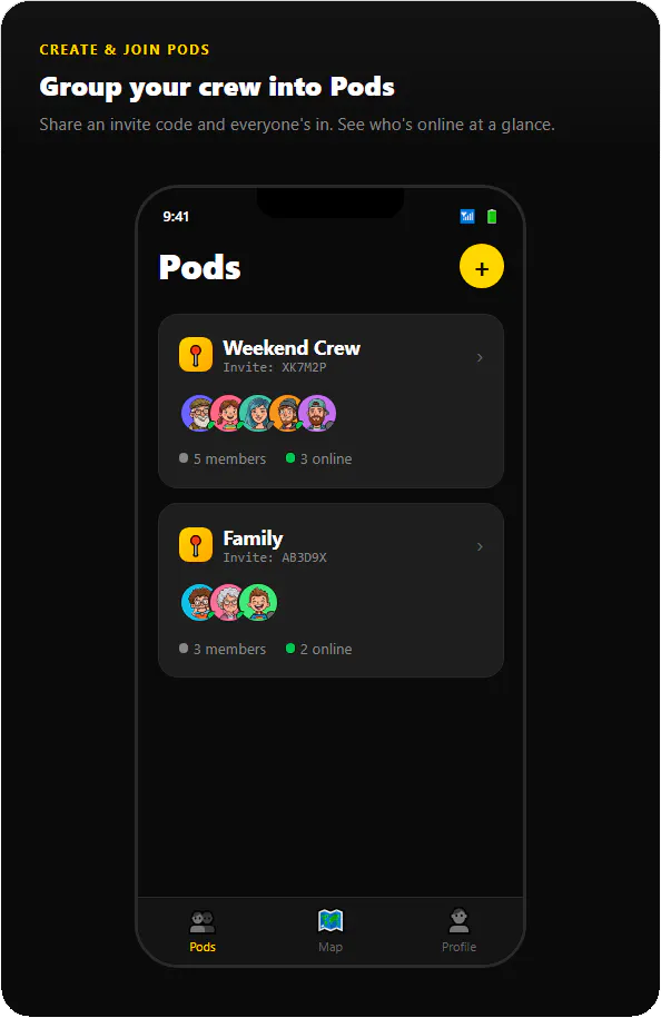 PODS Buddy Tracker  gallery image