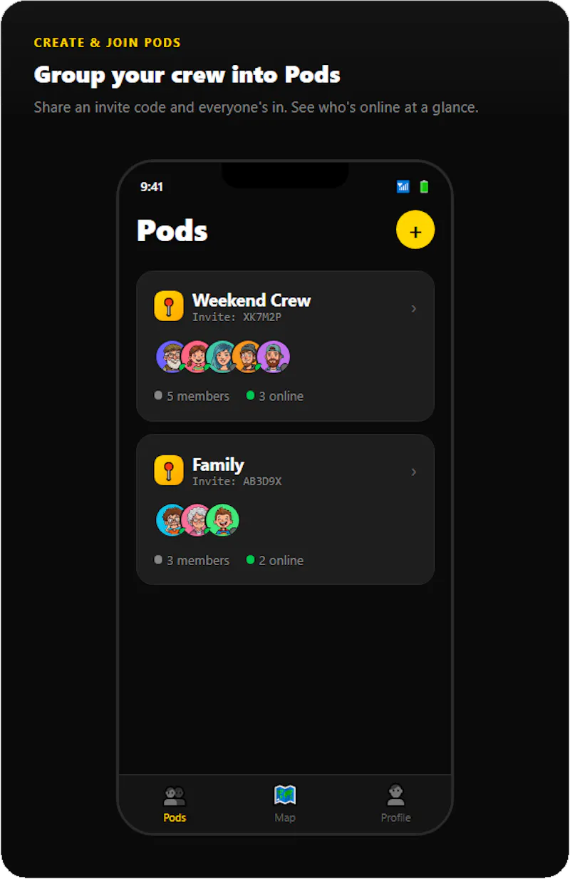 PODS Buddy Tracker  screenshot 4