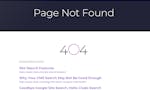 Intelligent 404 image