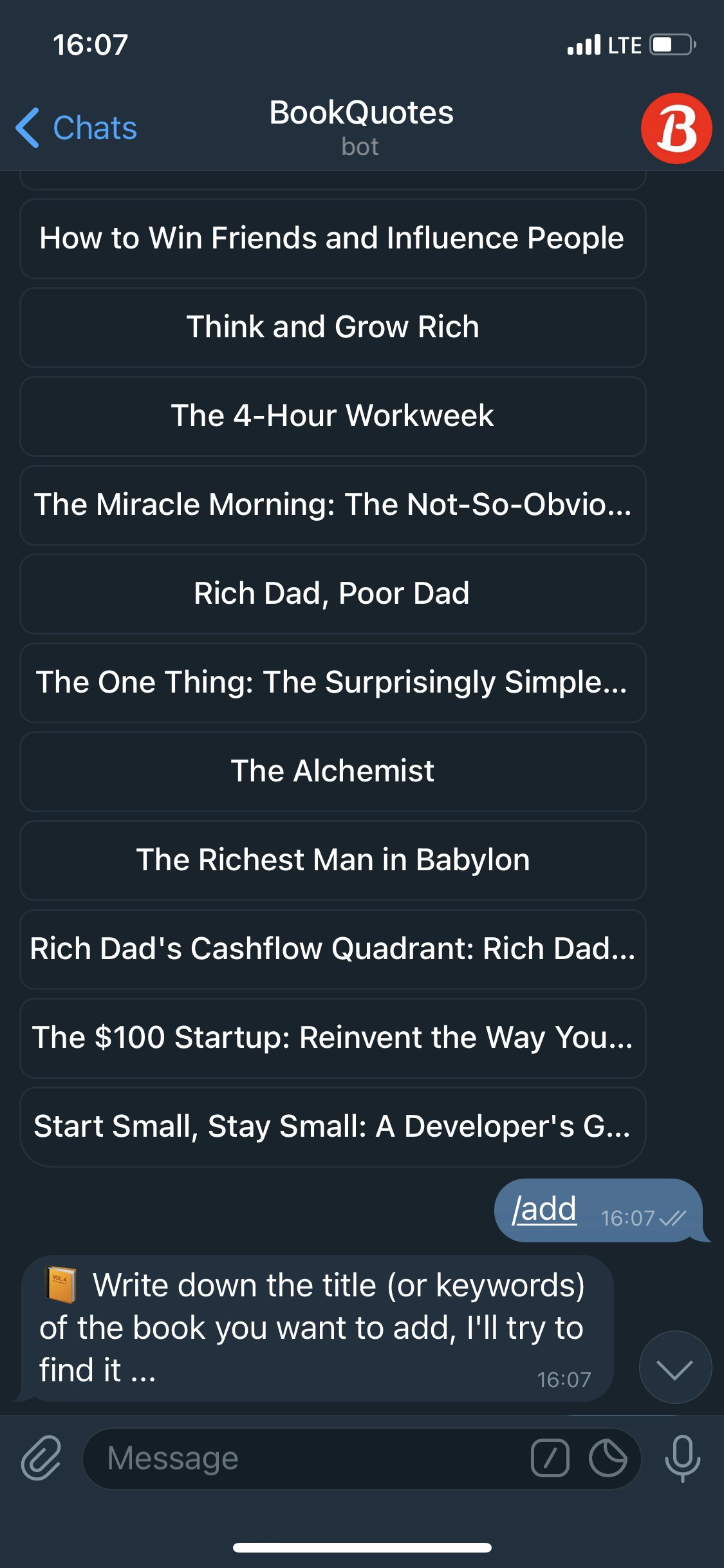 Book Quotes Bot gallery image