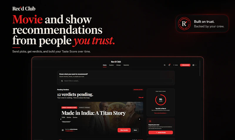 Rec'd Club — Stamped by Taste screenshot 2