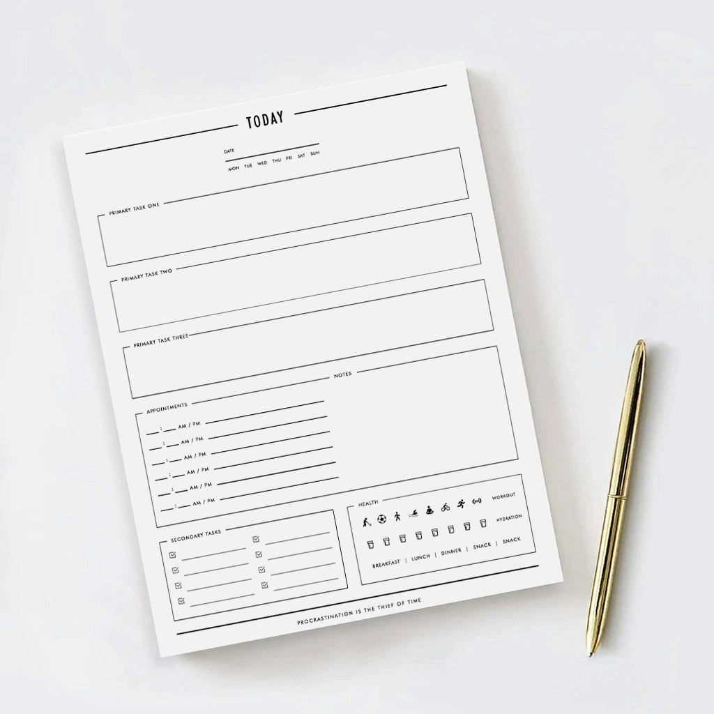 Minimalist Daily Planner gallery image