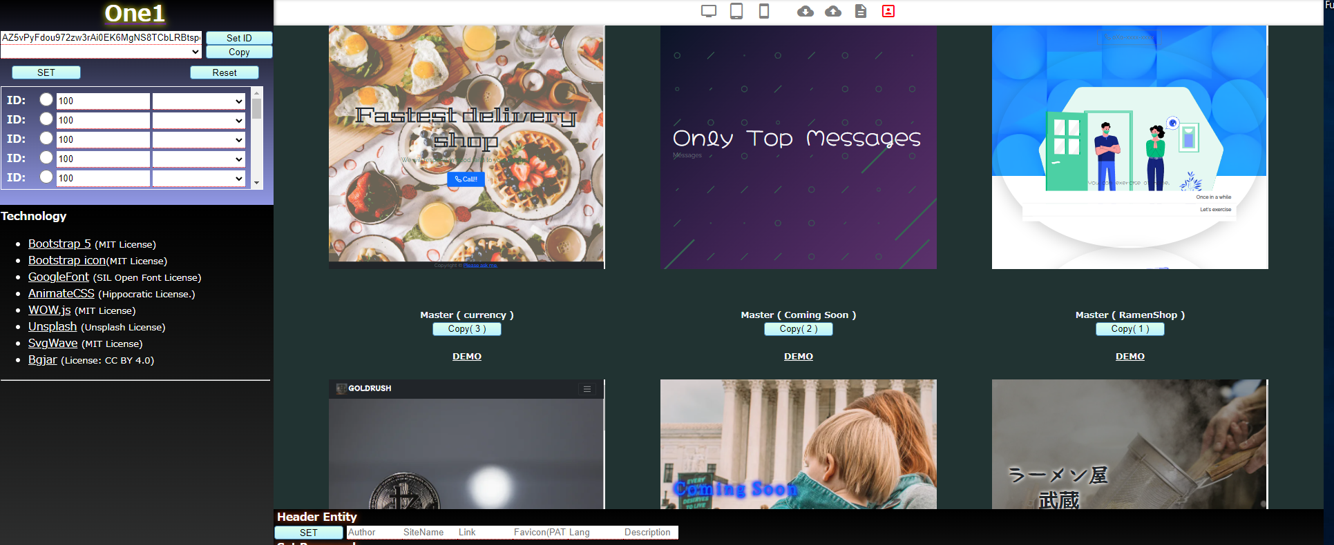 one1 (SSG based on Bootstrap 5) gallery image
