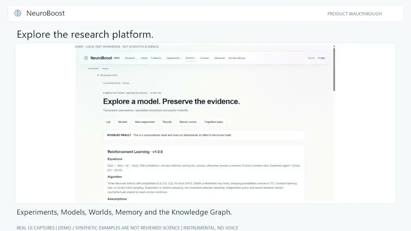 NeuroBoost · What does evidence support? screenshot 1 (video preview)