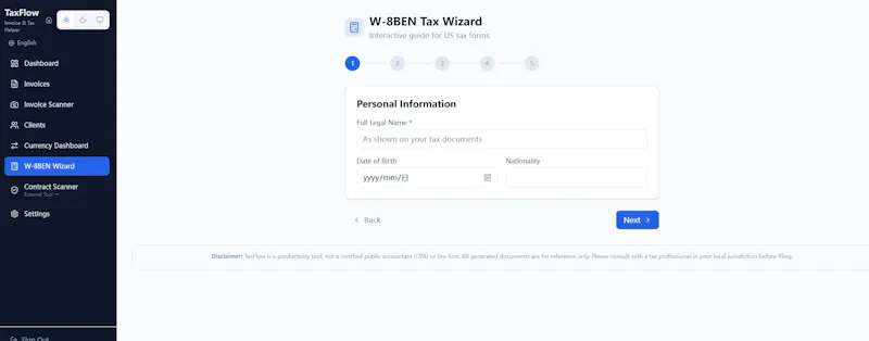 TaxFlow screenshot 4